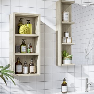 Colonnes Salle De Bain Chene Vert